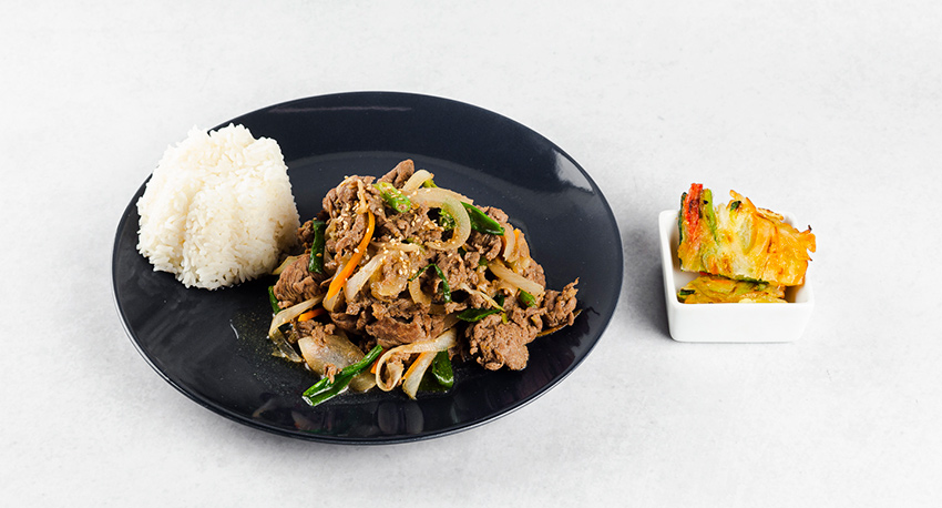 Bulgogi goveji Korejska Kimči Hiša