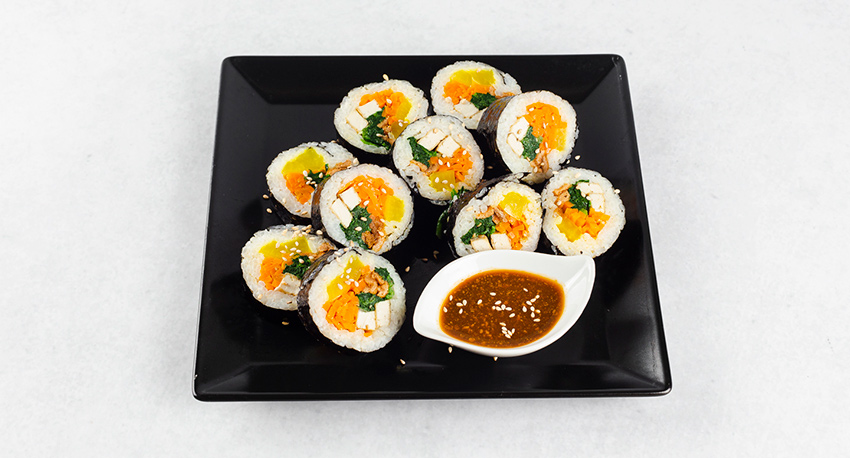 Kimpap vegan sushi