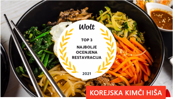Korejska Kimči Hiša Kranj jedilnica